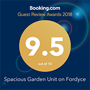 Booking.com - Guest Review Awards 2018 - Rating: 9.5